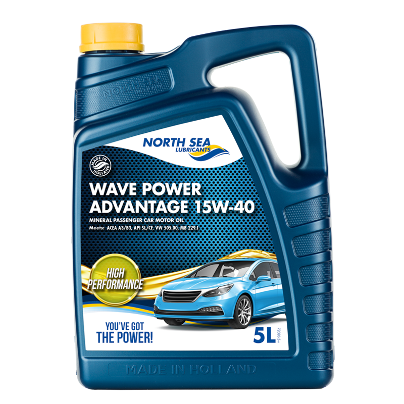 Минеральное моторное масло WAVE POWER ADVANTAGE 15W-40 5L